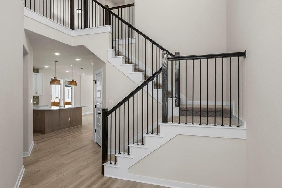 Spacious, unfurnished interior of a new home in Terrace Collection at Heritage, Dripping Springs (Image 19). Spacious, unfurnished interior of a new home in Terrace Collection at Heritage, Dripping Springs (Image 19).