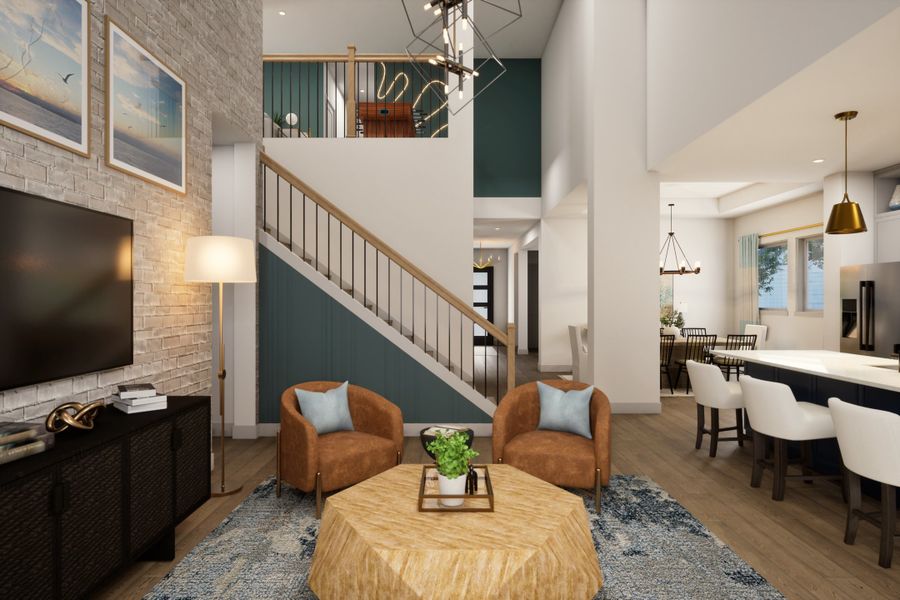 The Zinnia - Family Room