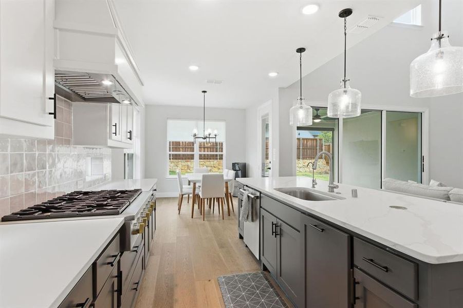 Furnished interior view inside a new home in , Copper Canyon (Image 13).