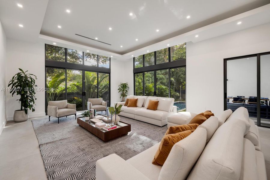 Furnished interior view inside a new home in , Biscayne Park (Image 9). Furnished interior view inside a new home in , Biscayne Park (Image 9).