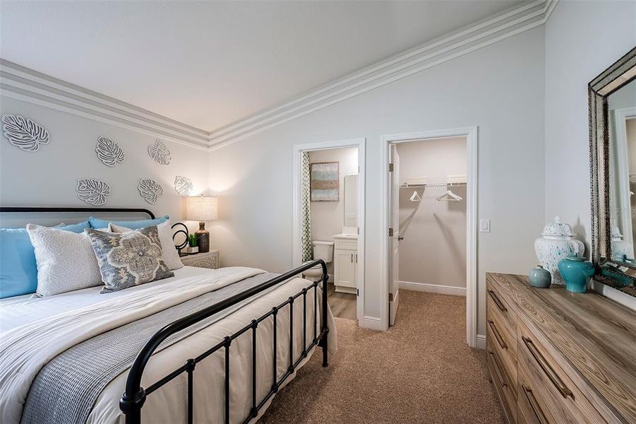 Furnished interior view inside a new home in Pasadena Landing, Wesley Chapel (Image 30).