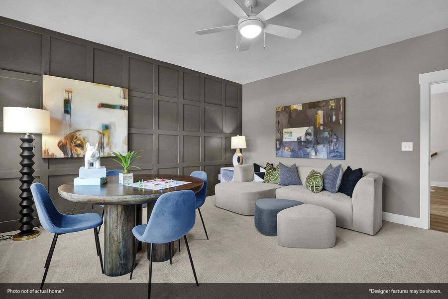 Furnished interior view inside a new home in Fieldstone, Lexington (Image 22).