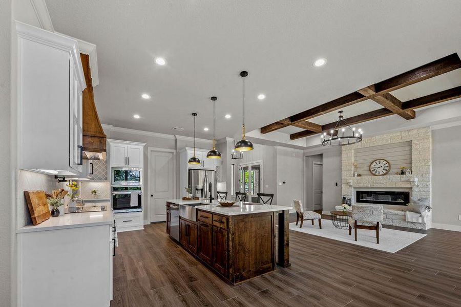 Furnished interior view inside a new home in , Canyon Lake (Image 4). Furnished interior view inside a new home in , Canyon Lake (Image 4).