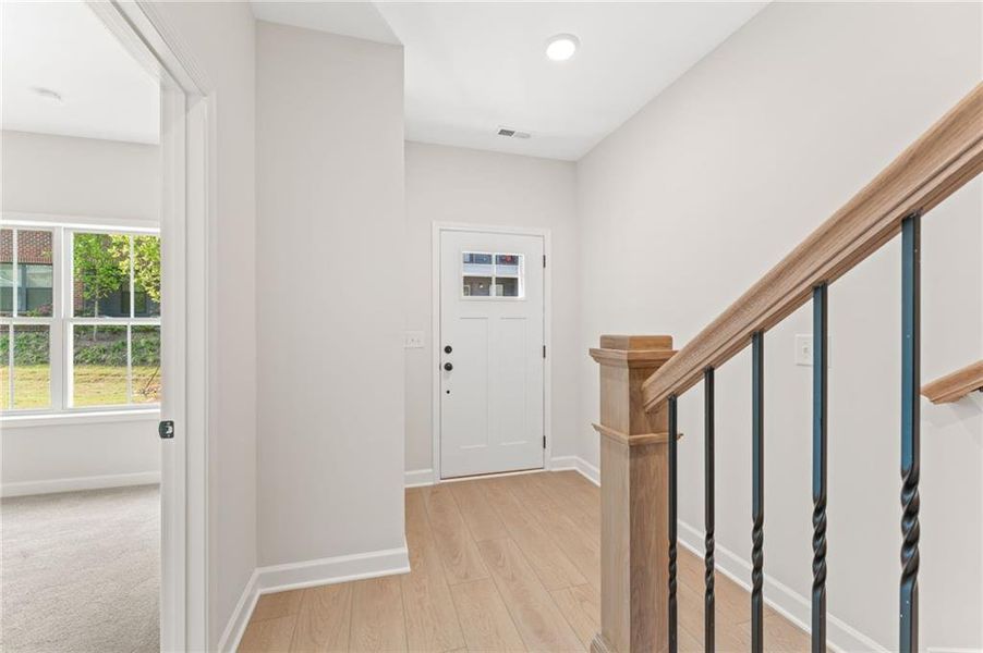 Spacious, unfurnished interior of a new home in Townes at South Main, Kennesaw (Image 16).