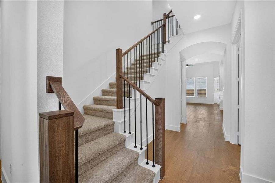 Spacious, unfurnished interior of a new home in Sandbrock Ranch, Aubrey (Image 22). Spacious, unfurnished interior of a new home in Sandbrock Ranch, Aubrey (Image 22).