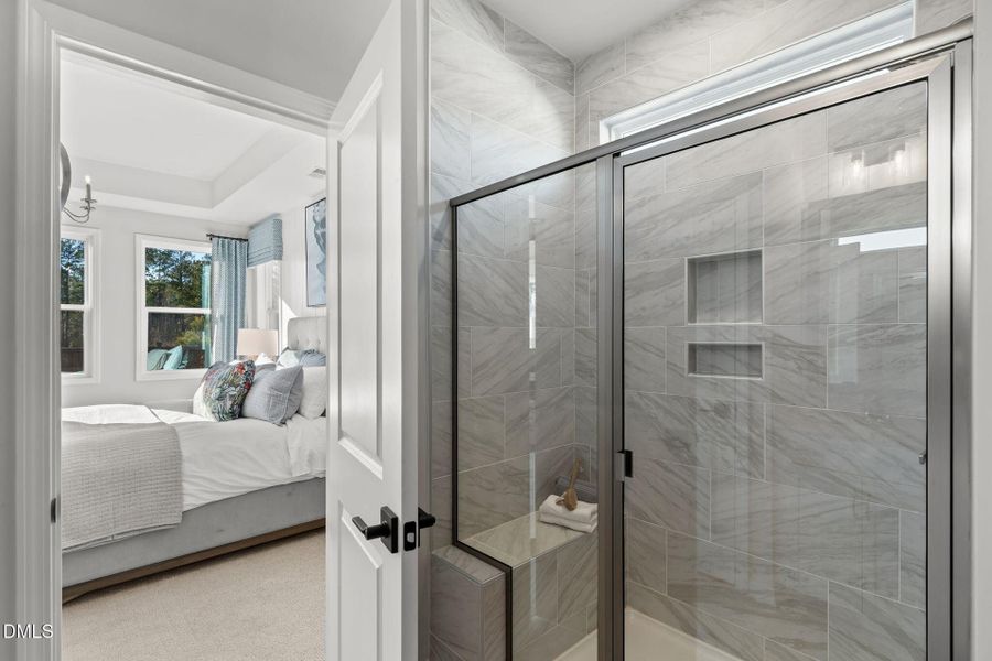 Furnished interior view inside a new home in The View, Durham (Image 10).