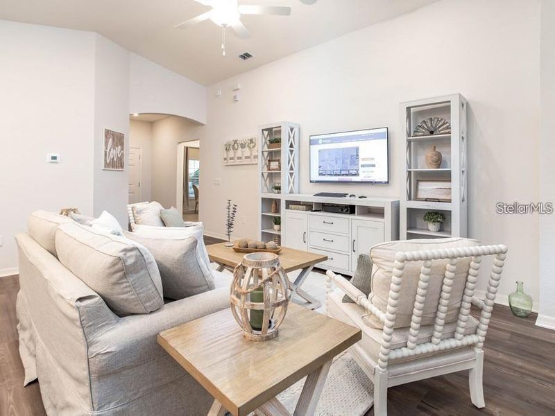 Furnished interior view inside a new home in , Davenport (Image 6). Furnished interior view inside a new home in , Davenport (Image 6).