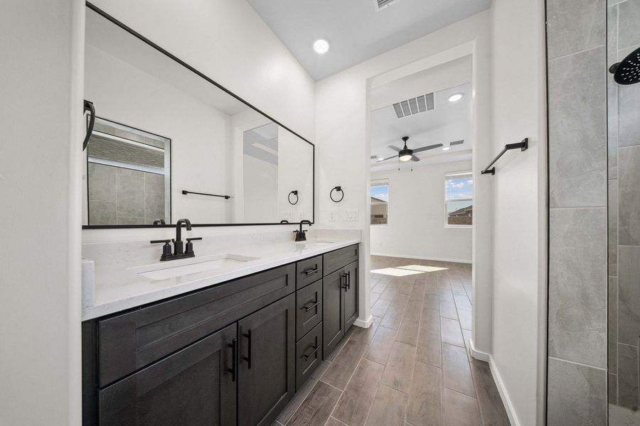 Representative furnished interior of a home built from the Prado by Hakes Brothers in Paseo Del Este, El Paso (Image 7).