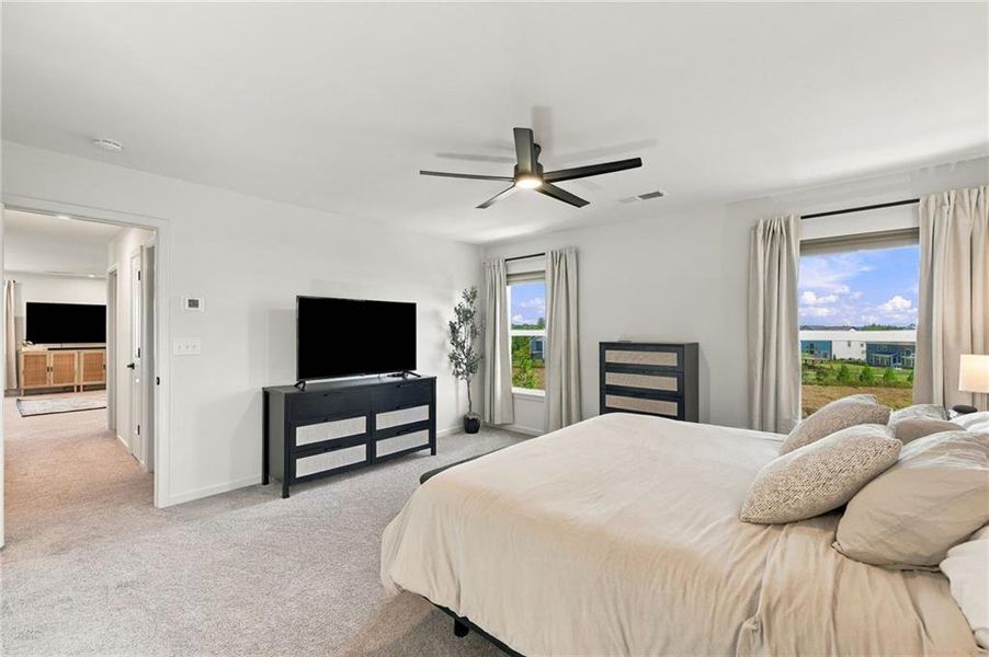 Furnished interior view inside a new home in Sweetbay Farm, Lawrenceville (Image 43).