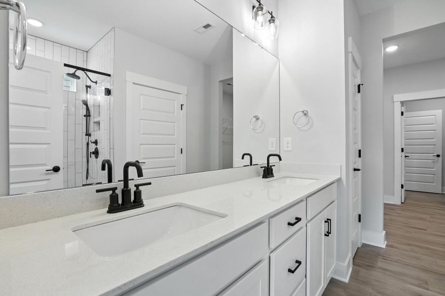 Furnished interior view inside a new home in Villas at Prestwick, Mooresville (Image 9).