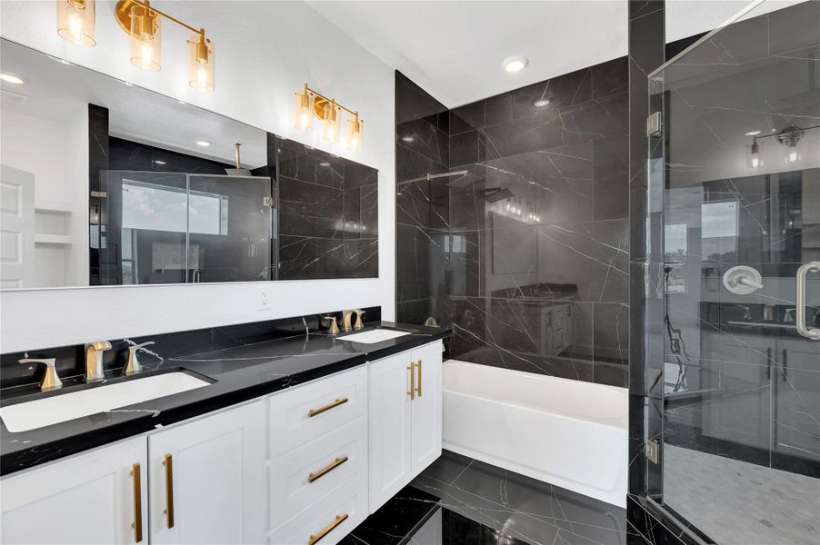 Furnished interior view inside a new home in , Shoreacres (Image 13).
