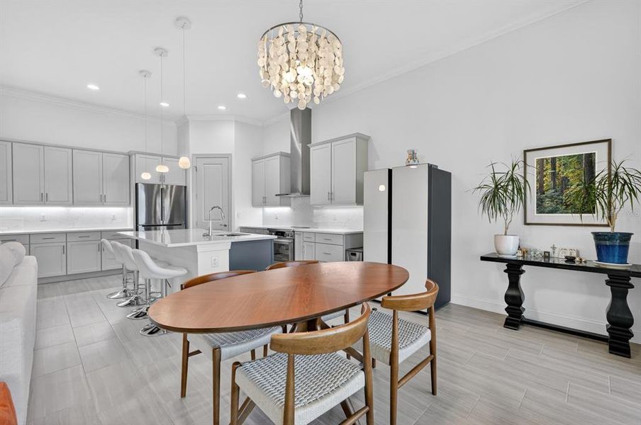 Furnished interior view inside a new home in , Palm Coast (Image 18).
