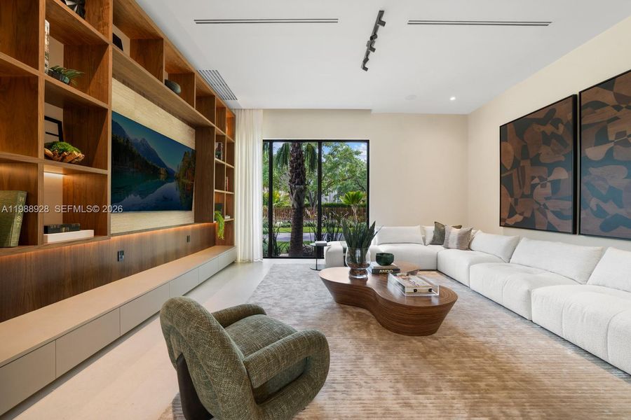 Furnished interior view inside a new home in , Miami (Image 18).