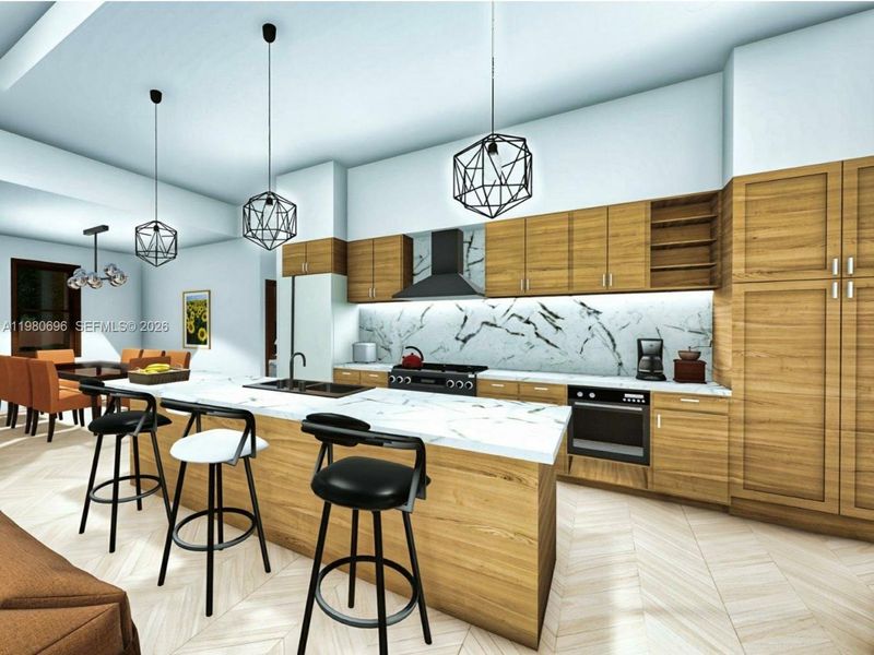 Furnished interior view inside a new home in , Lehigh Acres (Image 3).