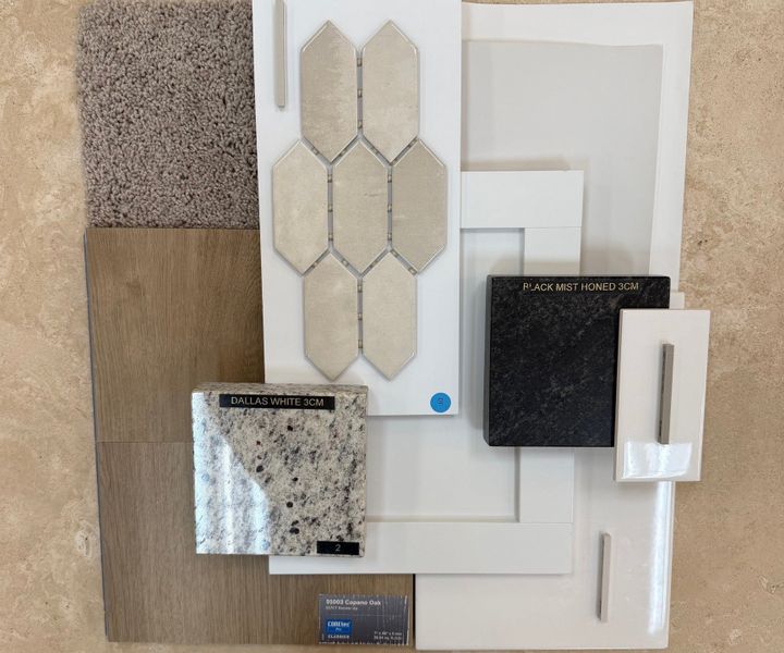 Sample of building materials used in homes in Cordova Crossing, Seguin (Image 3). Sample of building materials used in homes in Cordova Crossing, Seguin (Image 3).