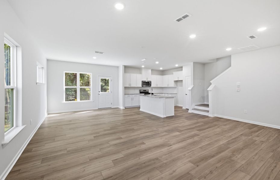 Spacious, unfurnished interior of a new home in Cambria, Garner (Image 29).