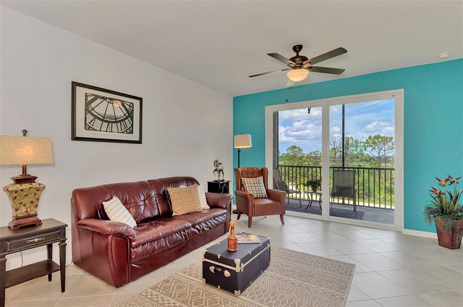 Furnished interior view inside a new home in Wellen Park Golf & Country Club, Venice (Image 11).