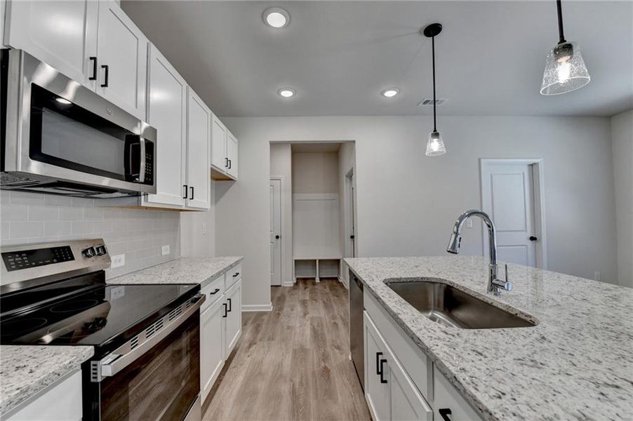 Furnished interior view inside a new home in , Auburn (Image 32).