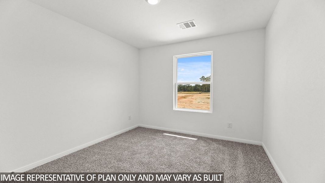 Spacious, unfurnished interior of a new home in Castles Edge, Willis (Image 15).