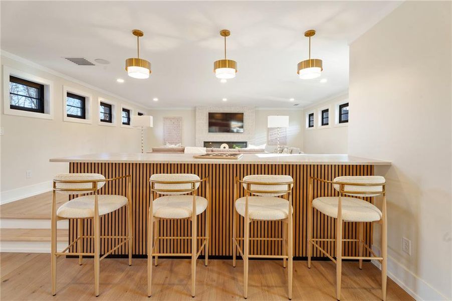 Furnished interior view inside a new home in , Canton (Image 9).