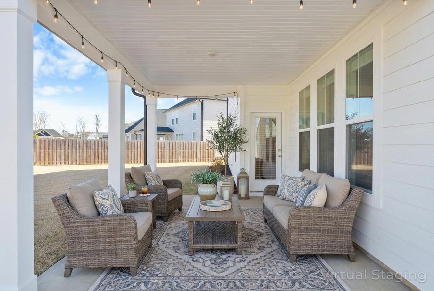 Exterior details and patio area of a home in Tillery Park, Grovetown (Image 4). Exterior details and patio area of a home in Tillery Park, Grovetown (Image 4).