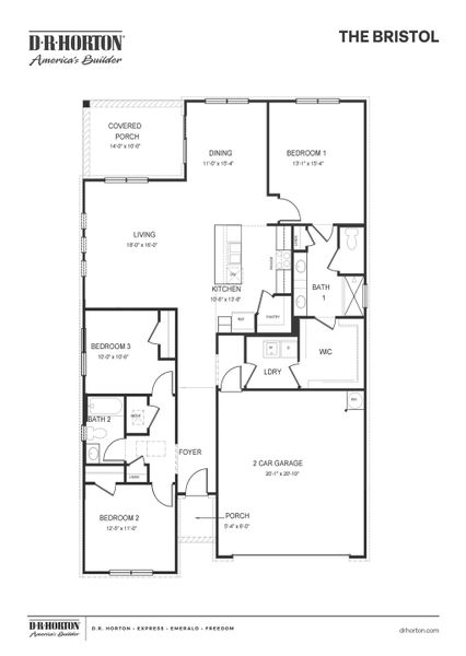 2D floor plan layout of this home in Hedge Rose, Somerville, TN (Image 3).