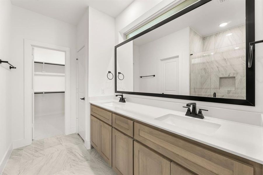 Furnished interior view inside a new home in Trails at Cottonwood Creek, Rowlett (Image 13).