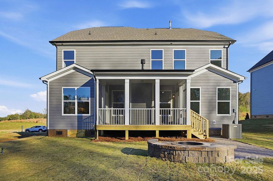 Exterior details and patio area of a home in Waterford Commons, Rock Hill (Image 26).