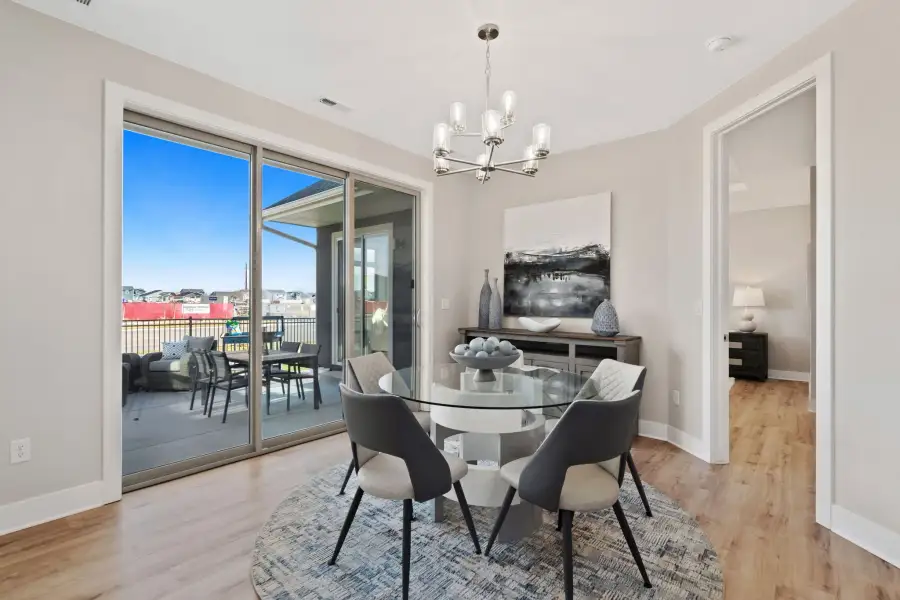 Furnished interior view inside a new home in The Courtyards at Lupton Village, Fort Lupton (Image 14).