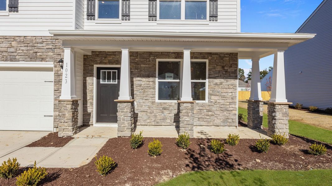 Exterior details and patio area of a home in West New Bern, New Bern (Image 4). Exterior details and patio area of a home in West New Bern, New Bern (Image 4).
