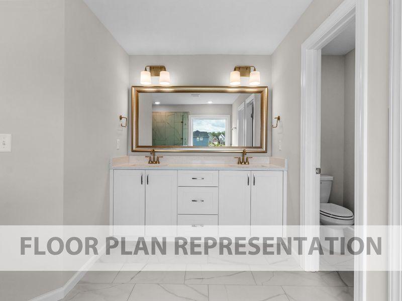 Owner’s Bathroom | Hemingway Plan by Ivey Homes