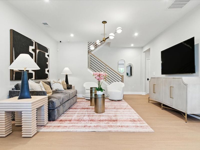 Representative furnished interior of a home built from the Clarion by Tri Pointe Homes in Grahym at Southbridge, Fort Mill (Image 14).