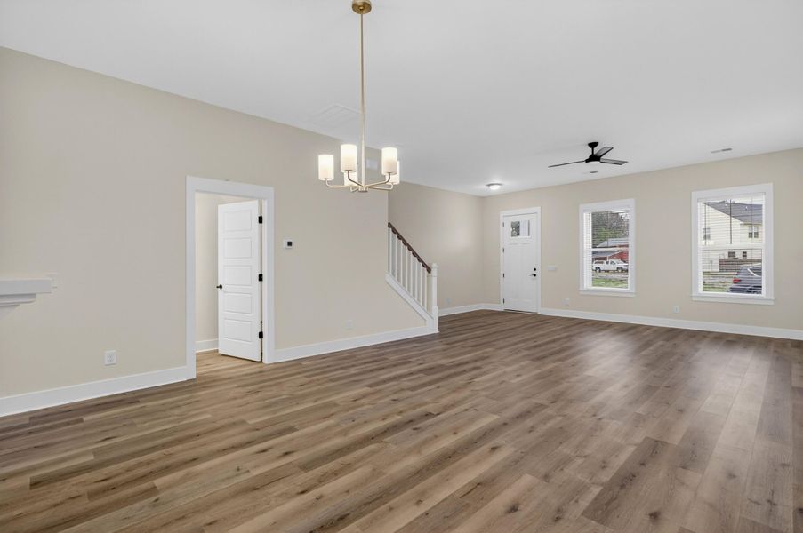 Spacious, unfurnished interior of a new home in , Huger (Image 17). Spacious, unfurnished interior of a new home in , Huger (Image 17).