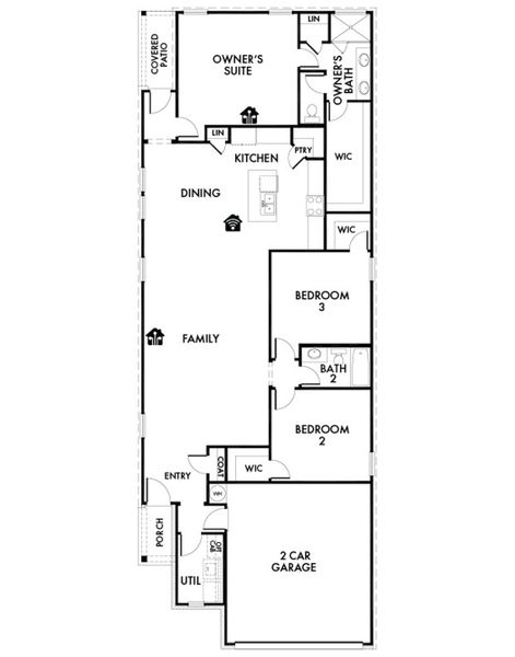 2D floor plan layout for the Mesquite by Impression Homes in Keeneland, Aubrey, TX (Image 3). 2D floor plan layout for the Mesquite by Impression Homes in Keeneland, Aubrey, TX (Image 3).