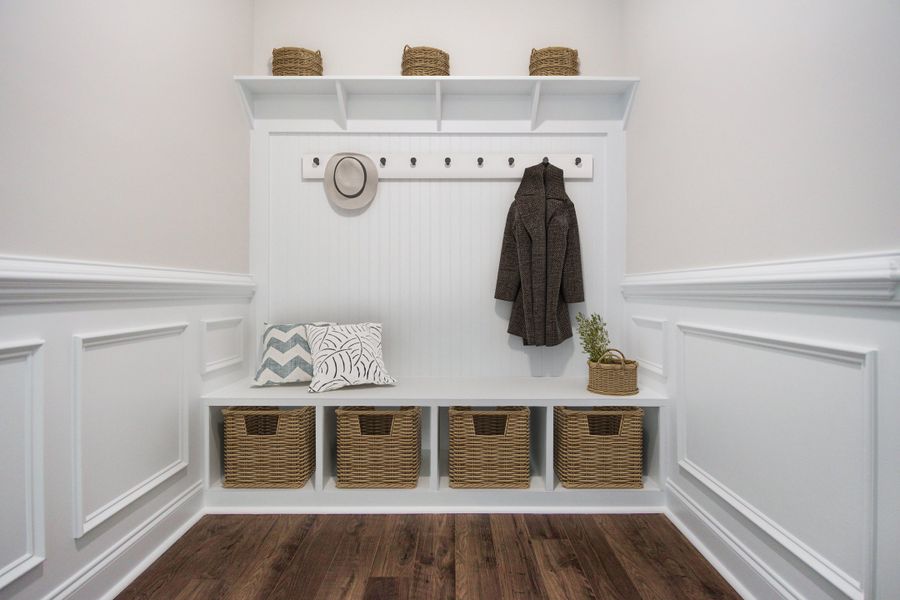 Representative furnished interior of a home built from the Beaufort by Stevens Fine Homes in Parkwood Estates, Leland (Image 11).