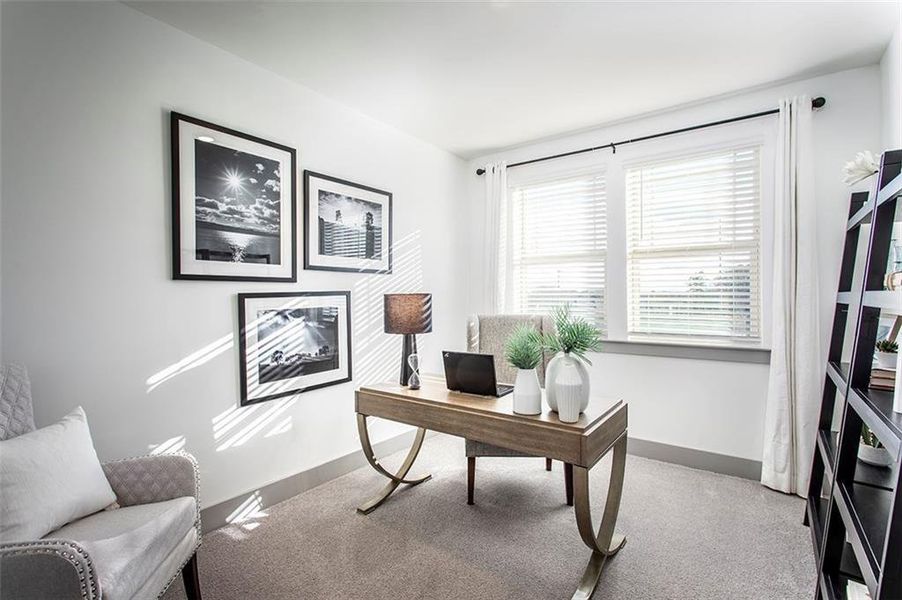 Furnished interior view inside a new home in , Cumming (Image 18).
