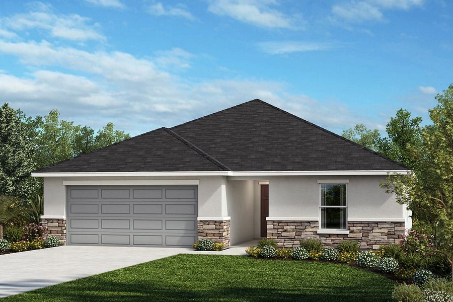 Exterior A with optional stone Exterior A with optional stone