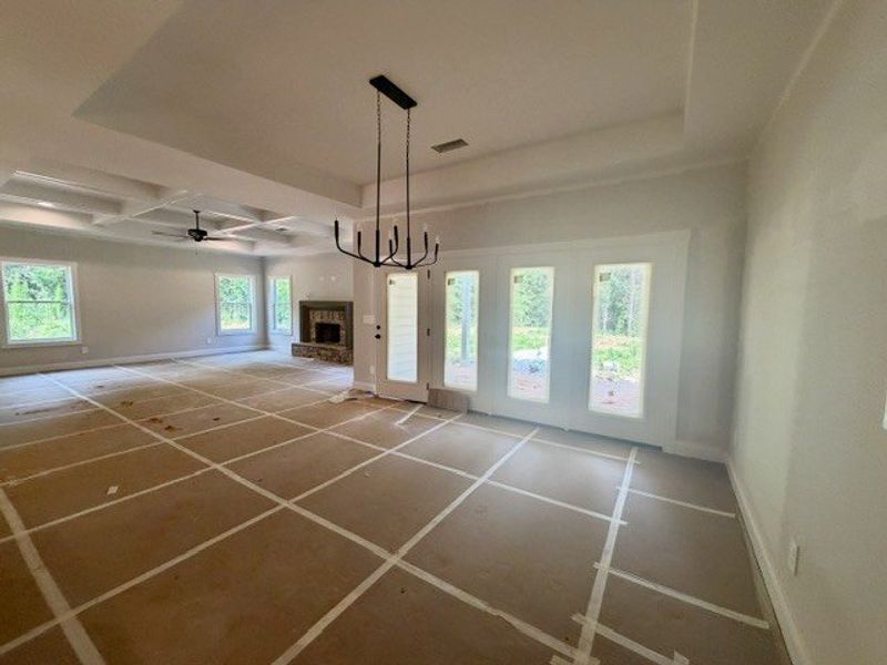 In-progress construction of a new home in Mitchell Farms, LaGrange, GA (Image 6). In-progress construction of a new home in Mitchell Farms, LaGrange, GA (Image 6).