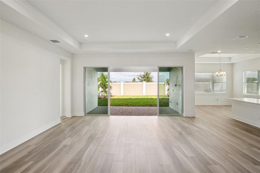 Spacious, unfurnished interior of a new home in Eagles Cove at Mirada, San Antonio (Image 21).