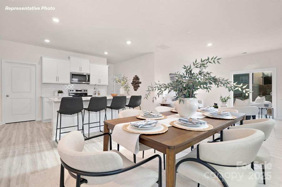 Furnished interior view inside a new home in Secrest Commons, Monroe (Image 6).