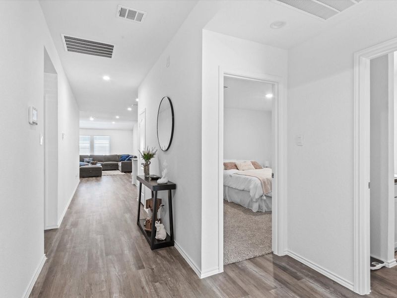 Front Entry with secondary bedroom on the right