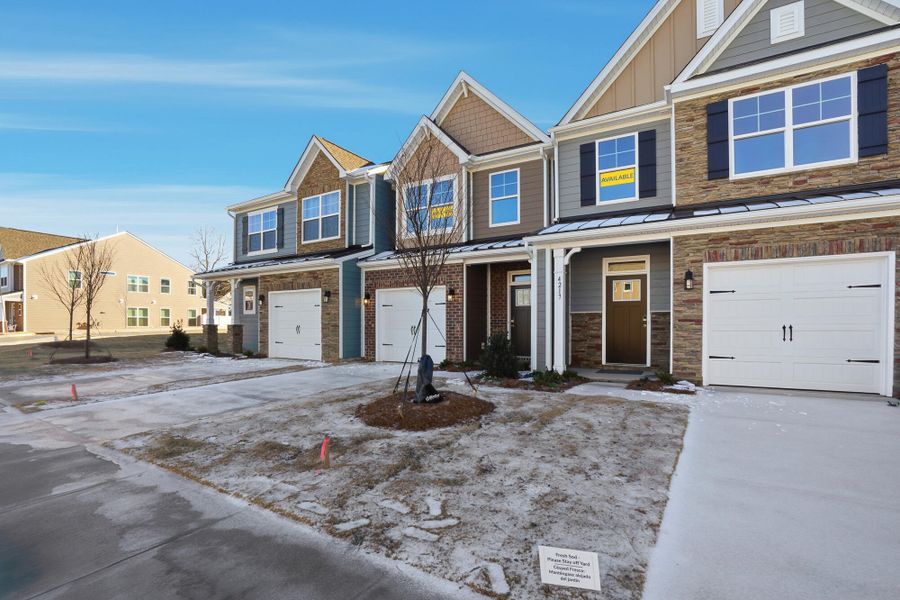 In-progress construction of a new home in Harrisburg Village Townhomes, Harrisburg, NC (Image 52). In-progress construction of a new home in Harrisburg Village Townhomes, Harrisburg, NC (Image 52).