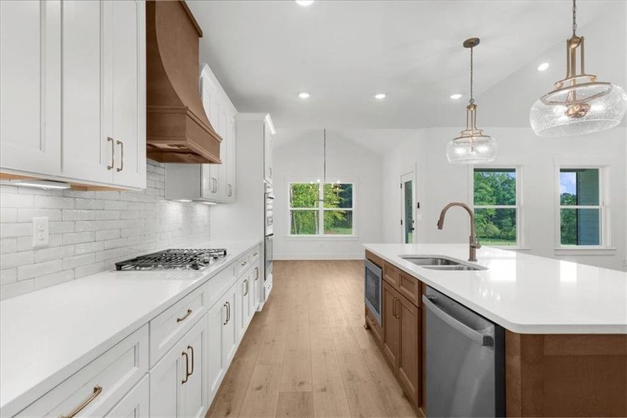 Furnished interior view inside a new home in , Sugar Hill (Image 7). Furnished interior view inside a new home in , Sugar Hill (Image 7).