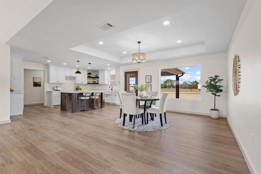 Furnished interior view inside a new home in , Brookston (Image 15).