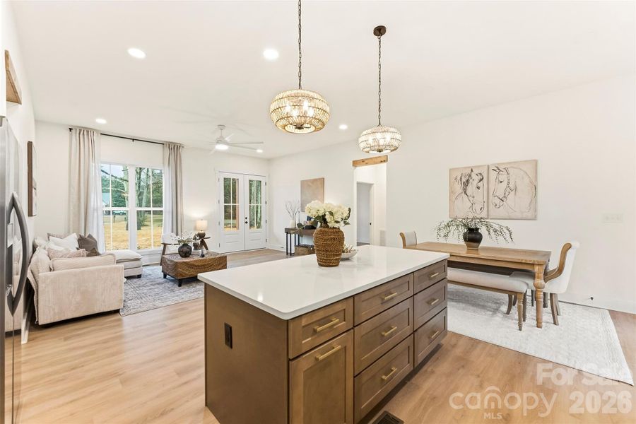 Furnished interior view inside a new home in , Bessemer City (Image 30).