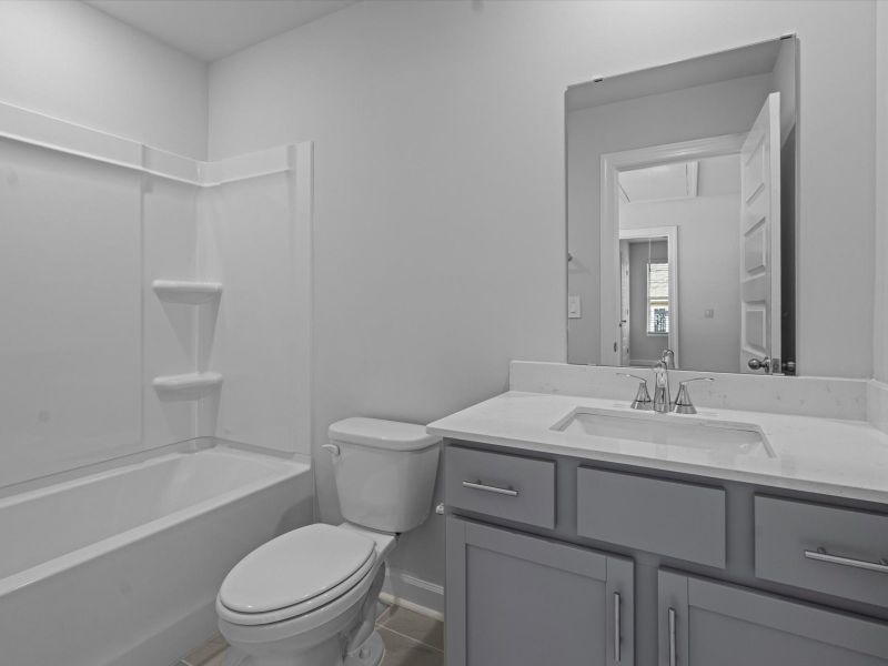 Furnished interior view inside a new home in The Farm at Wells Creek - Heritage Collection, Gray Court (Image 7).