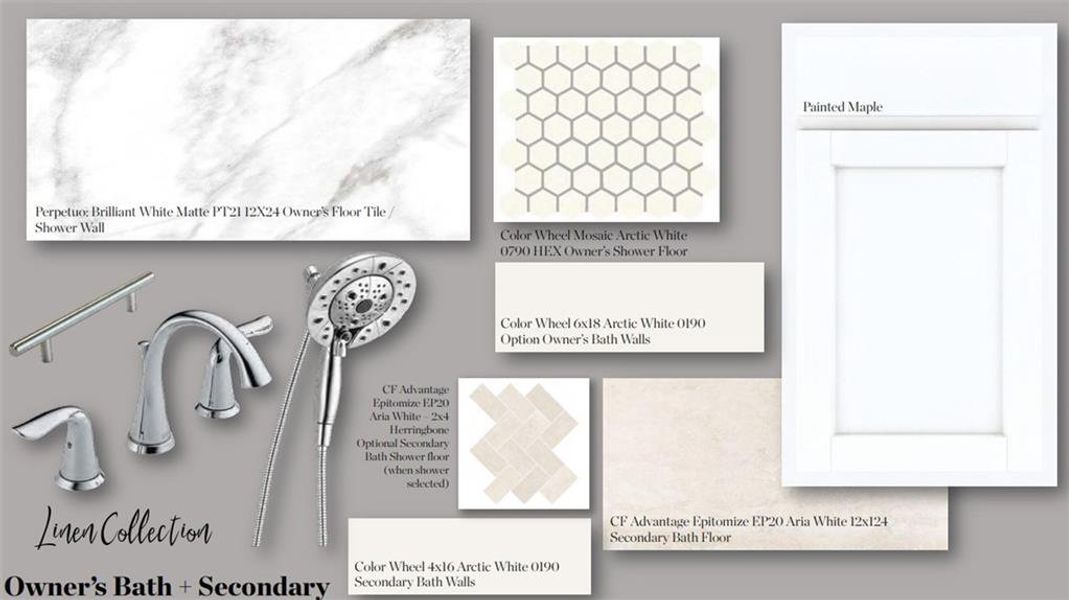 Sample of building materials used in homes in Market Square at Sawnee Village, Cumming (Image 23).