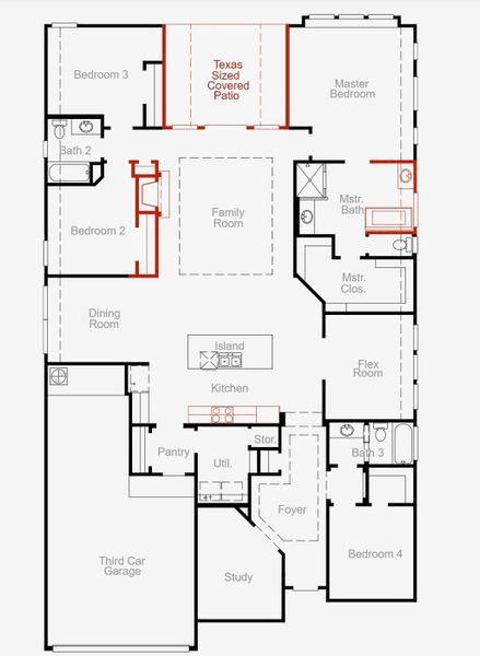 Representative photo of floorplan