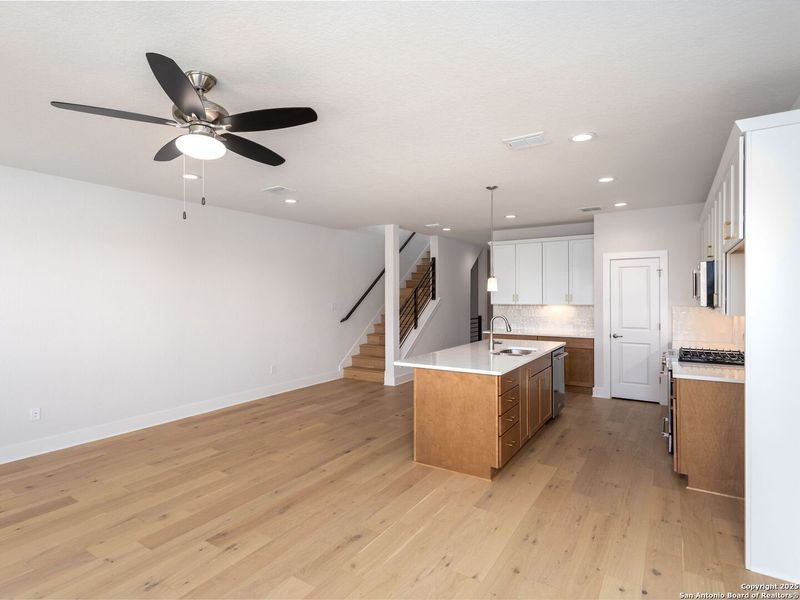 Furnished interior view inside a new home in Victoria Commons, San Antonio (Image 10).