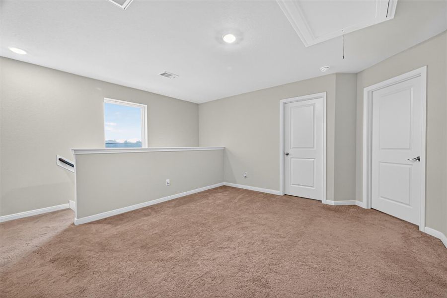 Alternate view of the study/office/entertainment area. Alternate view of the study/office/entertainment area.